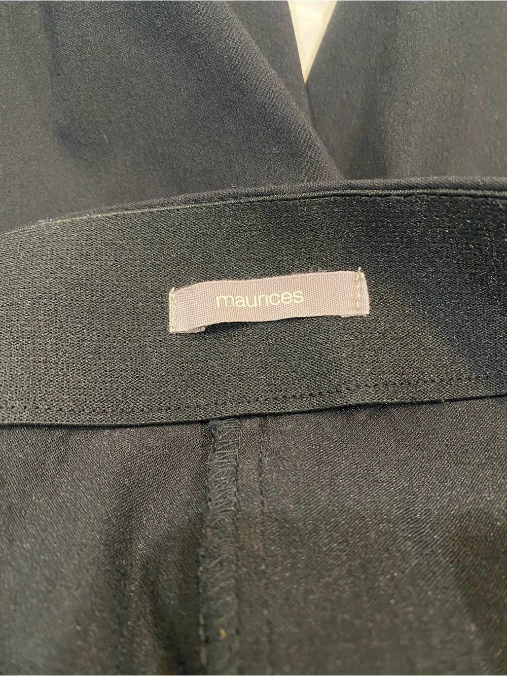 Maurices Black Elastic Waist Skirt